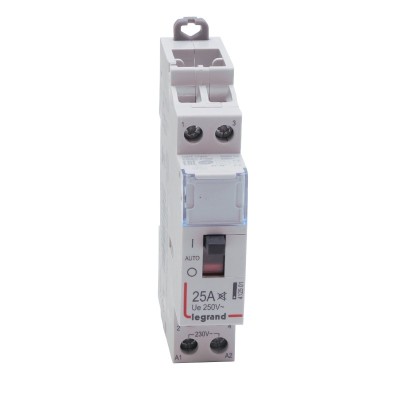 Legrand - Contacteur domestique silencieux - 230 V~ - 2P - 250 V~/25 A - 2 F - Réf : 412501