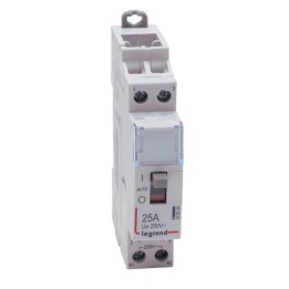 Legrand - Contacteur de puissance bobine 230 V~ - 2P - 250 V~ - 25 A - 2F - 1 module - Réf : 412544