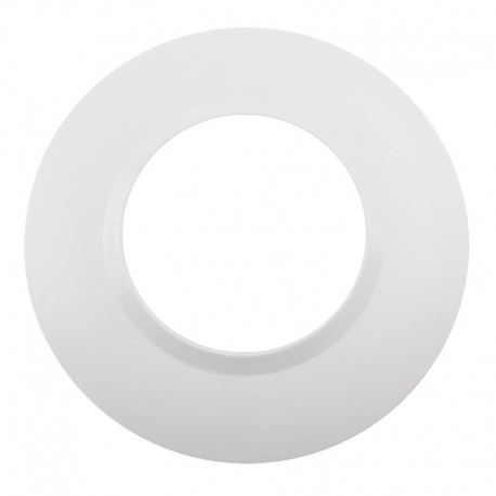 Legrand - Plaque ronde dooxie 1 poste finition blanc - Réf : 600980