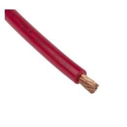 Fil H07 V-K (Souple) 1,5 mm² - Coupe au mètre - Rouge - Réf : 014205/1