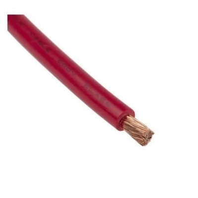 Fil H07 V-K (Souple) 2,5 mm² - Coupe au mètre - Rouge - Réf : 001622/1
