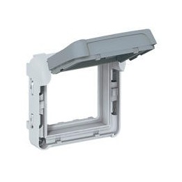 Legrand - Adapateur Prog Plexo composable pour fonction Mosaic - volet fumé verrouillable - Réf : 069579