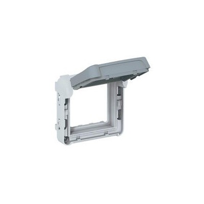 Legrand - Adapateur Prog Plexo composable pour fonction Mosaic - volet fumé verrouillable - Réf : 069579