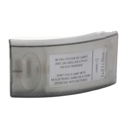 Legrand - Bouton poussoir Salsa - porte-étiquette - IP 30 - IK 06 - Réf : 041645