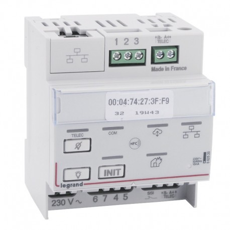 140130 - Télécommande connectée Ethernet - capacité 63 blocs et/ou alarme  incendie