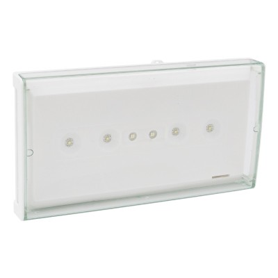 Legrand - BAES d'ambiance saillie IP43 IK07 plastique ECO1 SATI AutoDiag pour ERP et ERT - Réf : 062565