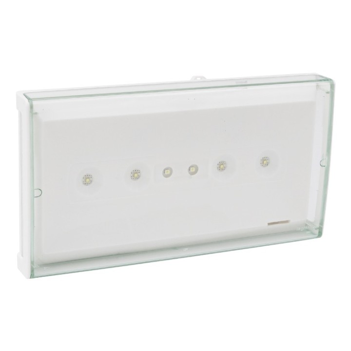 Legrand - BAES d'ambiance saillie IP43 IK07 plastique ECO1 SATI AutoDiag pour ERP et ERT - Réf : 062565
