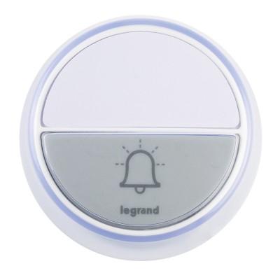 Legrand - Kit carillon radio sans fil Confort à piles - blanc - Réf : 094252