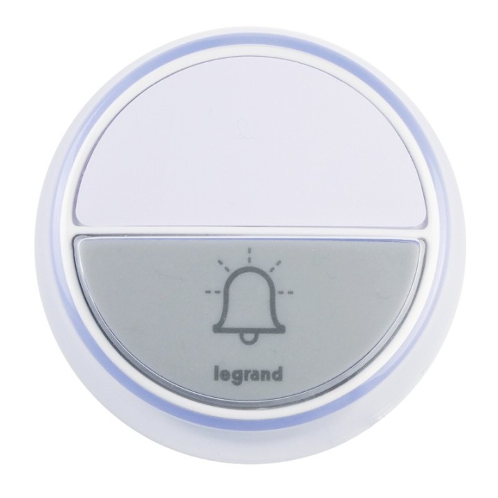 Legrand - Kit carillon radio sans fil Confort à piles - blanc - Réf : 094252