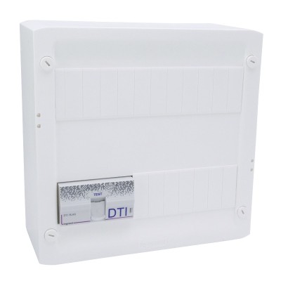 Legrand - Coffret Multimédia Basique avec brassage - équipé et précâblé 4 prises RJ 45 - Réf : 413218