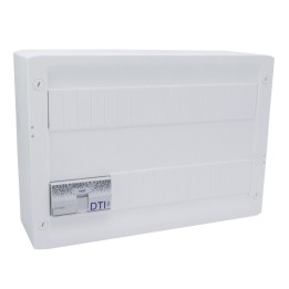 Legrand - Coffret Basique Grade 2 TV DRIVIA 18 - 4 prises RJ45 STP + Répartiteur TV 2 sorties - TV sur RJ Ready - Réf : 418248