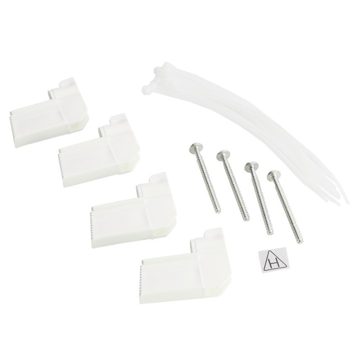 Legrand - Ensemble de Fixation pour Coffret Encastré - 4 Griffes + Colliers Attache-Câbles - Réf : 001490
