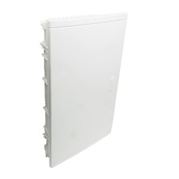 Legrand - Coffret encastré - porte isolante galbée - 3 rangée - 36+6 mod - blanc RAL 9010 - Réf : 001513