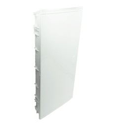  Legrand - Coffret encastré - porte isolante galbée - 4 rangée - 48+8 mod - blanc RAL 9010 - Réf : 001514