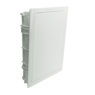 Legrand - Coffret encastré - porte métal extra plate - 2 rangée - 24+4 mod-blanc RAL 9010 - Réf : 001532
