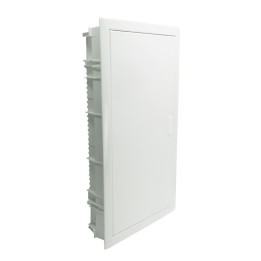 Legrand - Coffret encastré - porte métal extra plate - 3 rangée - 36+6 mod-blanc RAL 9010 - 001533