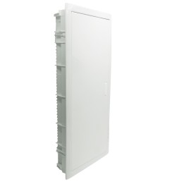 Legrand - Coffret encastré - porte métal extra plate - 4 rangée - 48+8 mod-blanc RAL 9010 - Réf : 001534