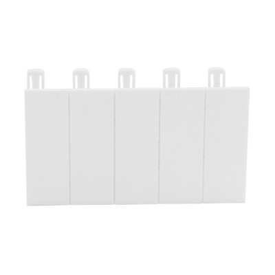 Legrand - Obturateur 5 modules - blanc RAL 9010 - Réf: 001660