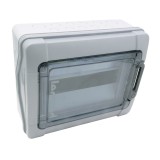 Legrand - Coffret Plexo 12 modules avec embouts à perf. directe - IP 65 - IK 09 - Gris - Réf : 001921
