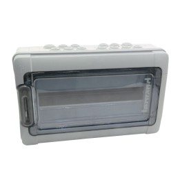 Legrand - Coffret Plexo 18 modules avec embouts à perf. directe - IP 65 - IK 09 - Gris - Réf : 001924