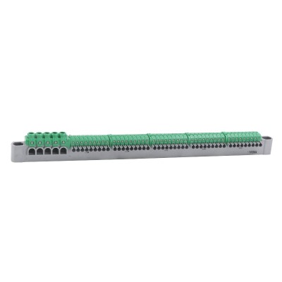 Legrand - Bornier de répartition IP 2X terre 5 connexions 6 À 25 MM² vert L332 MM - Réf: 405057