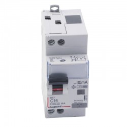 Legrand 410814 - Disjoncteur différentiel - U+N - C - 20A - 6000/10