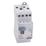 Legrand - Inter diff DX³-ID - vis/vis - 2P - 230V~ - 40A - type F - 30mA - départ haut - 2M - Réf : 411623