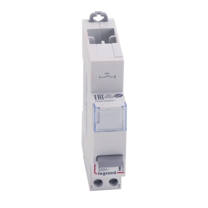 Legrand - Poussoir modulaire - simple fonction 1 NO - 1 module - Réf : 412908