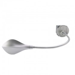Legrand Celiane 067657 – E-book LED A Muro Con Coprimozzo, Colore Titanio, Luce Calda 3000K, Orientabile Con Interruttore