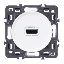 Legrand Céliane - Prise Céliane HDMI pré connectorisée - Ensemble Blanc à composer - réf : ZB053G
