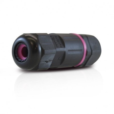 Vision-EL - Connecteur Étanche IP68 450V Noir 3 Fils - Réf : 7210