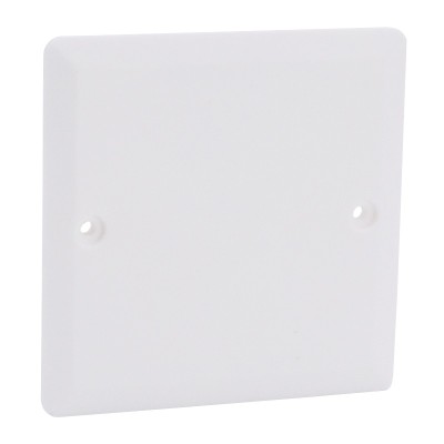 Legrand - Couvercle pour boîte à encastrer Batibox maçonnerie - sans vis - 80 x 80 mm - Réf : 091958