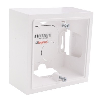 Legrand - Cadre saillie 1 poste dooxie finition blanc - Réf : 095292