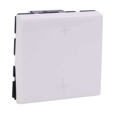 Legrand - Commande de VMC Mosaic - blanc antimicrobien - Réf : 099639