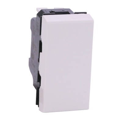 Legrand - Interrupteur ou va et vient Mosaic - 10 AX - 1 module - blanc - Réf : 099650