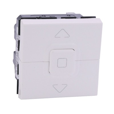 Legrand - Interrupteur individuel de volets roulants Mosaic - 2 modules - Blanc - Réf : 099656