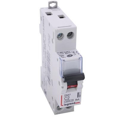 Legrand - Disjoncteur Phase + Neutre - 2 A - bornes à vis - 1 module - Réf : 092820