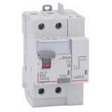 Legrand - Inter diff DX³-ID - vis/auto - 2P - 230V~ - 63A - type AC - 30mA - départ haut - 3M - Réf : 411633