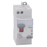 Legrand - Inter diff DX³-ID - vis/auto - 2P - 230V~ - 63A - type AC - 30mA - départ haut - 2 M - Réf : 411650