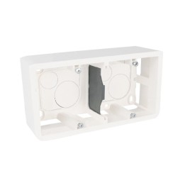 Legrand - Cadre saillie Mosaic - profondeur 40 mm - 4, 5 ou 2x2 modules horizontal - Réf : 080285