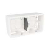 Legrand - Cadre saillie Mosaic - profondeur 40 mm - 4, 5 ou 2x2 modules horizontal - Réf : 080285