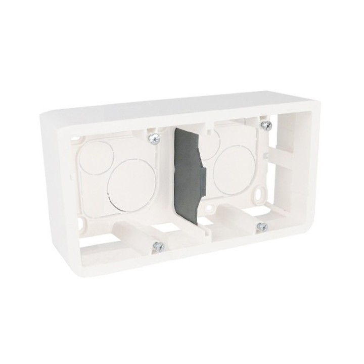 Legrand - Cadre saillie Mosaic - profondeur 40 mm - 4, 5 ou 2x2 modules horizontal - Réf : 080285