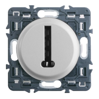 Legrand - Prise Téléphone en T 8 contacts - Ensemble Titane à composer - Réf : 099760