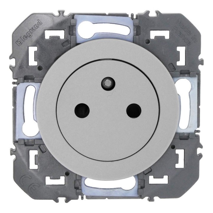 Legrand - Prise de courant 2P+T Surface dooxie 16A finition alu - Réf : 600435