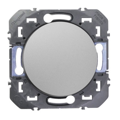 Legrand - Interrupteur ou va-et-vient dooxie 10AX 250V~ finition alu - Réf : 600101