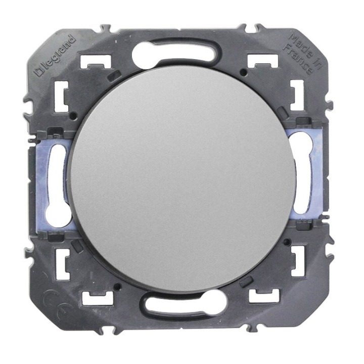 Legrand - Interrupteur ou va-et-vient dooxie 10AX 250V~ finition alu - Réf : 600101