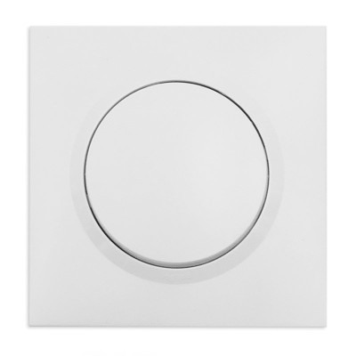 Legrand - Poussoir dooxie 6A 250V~ livré avec plaque carrée blanche et griffes - Réf : 095012