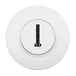 Legrand - Prise téléphone en T dooxie livrée avec plaque ronde blanche et griffes - Réf : 095058