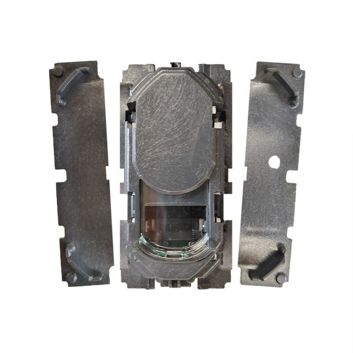 Legrand Céliane - Double Prise RJ45 Simple TV/Tel/Internet - Catégorie 6 - FTP - Ensemble Graphite à composer - Réf : ZG040
