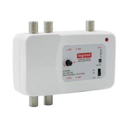 Legrand - Amplificateur télévision UHF et VHF 792MHz 1 entrée 4 sorties compatible TNT et télévision HD réf : 073951